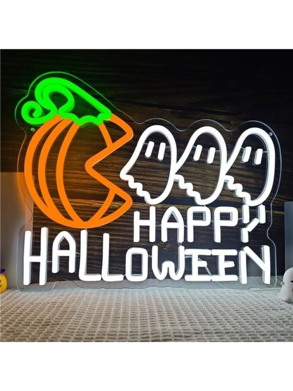 Halloween neon signs pumpkin ghost bedroom living room party decorations Decor